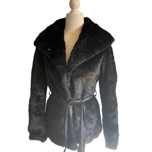 Womens faux fur jacket